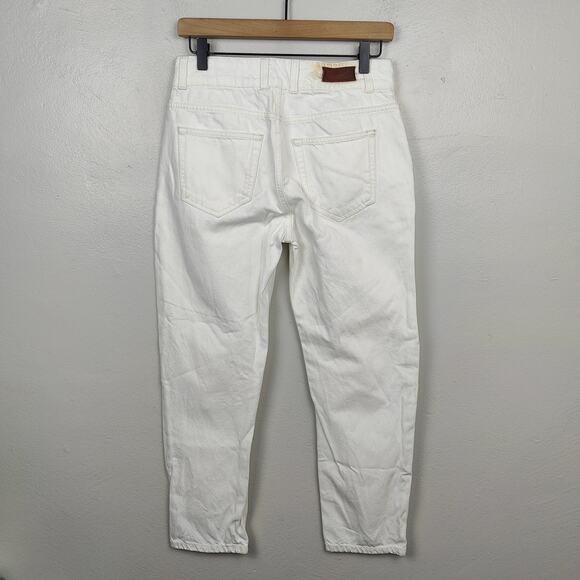 Tom Wood W Straight Jeans Womens 27x30 Vintage White Denim Relaxed Fit - Picture 6 of 8